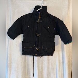 Vintage London Fog size 3T kids unisex black ski snowboard jacket